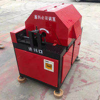 Machine automatique de décapage de la rouille des barres d'acier, polisseuse de détartrage pour barres d'armature pour chantier de construction