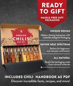 TIMBER GOÛT Épicé Chili Épice Coffret Cadeau pour Hommes Femmes Avec 1,200,000 SCOVILLE <span class=keywords><strong>Carolina</strong></span> Reaper Chili Flakes Guajillo Ancho - Product Image 3