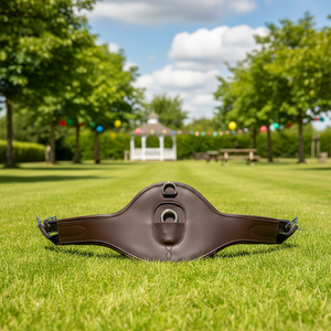 <span class=keywords><strong>Sangle</strong></span> de selle <span class=keywords><strong>anatomique</strong></span> longue pour <span class=keywords><strong>cheval</strong></span>, avec protection ventrale, noire et marron, pour l'équitation - Product Image 3