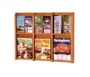 Elegante fácil montaje estilo moderno 360 grados estantería de madera giratoria revestimiento UV personalizado Instalación de encimera para libro - Product Image 3