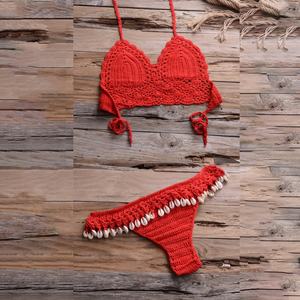 Ensemble de bikini 2 pièces personnalisé à col en V, push-up, fleurs 3D faites à la main, maillot de bain sexy mini string pour femmes, vêtements de plage - Product Image 4