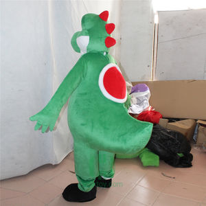 वयस्कों के लिए हरे डायनासोर योशी ग्रीन ड्रैगन शुभंकर कॉस्टयूम हेलोवीन कार्निवाल पार्टी घटना - Product Image 6