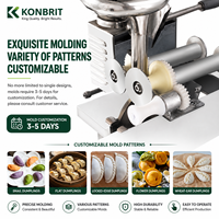 Machine à faire des raviolis 150 1200W, machine automatique pour samosas, empanadas, gyozas, raviolis, machine à samoussa 10000 pièces/h CE