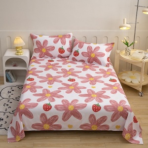 Lençóis de Cama de Solteiro Modernos e Simples, Descartáveis, Hipoalergênicos, com Estampa de Aloe Vera, 200TC, Grau A, Atacado de Fábrica - Product Image 1