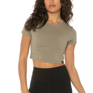 Custom Female Casual Short Sleeve Autumn Women Clothing Cotton/Spandex <b>Pink</b> T-Shirt Street Wear Cotton <b>Plain</b> Blank Printed - Product Image 2