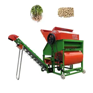 Dry peanut picking machine with wheel groundnut picker