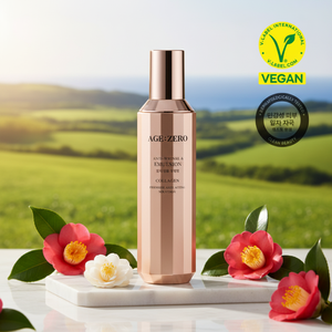 Cosmético Coreano AGE ZERO ANTI-WRINKLE & ANTI-AGING ANTI EMULSION, Crema Hidratante Vegana para el Cuidado Facial, Flor de Camelia de Jeju, Hecho en Corea - Product Image 3