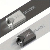 USB Flash Drive logam Mini, stik kustom stik memori Usb 64GB 1TB 32GB 16GB 8GB jempol Mini