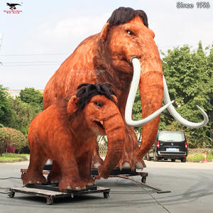 Реалистичная модель мамонта, имитирующая животное эпохи ледников, декоративная, на заказ, аниматронная статуя животного - Product Image 6