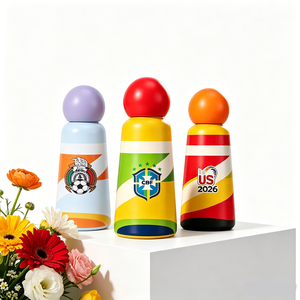 Nuevo Diseño Creativo, <span class=keywords><strong>Termo</strong></span> de Acero Inoxidable 304, <span class=keywords><strong>Botella</strong></span> de Agua con Tapa Bonita para Estudiantes y Niños - Product Image 5