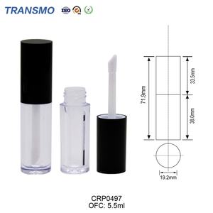 Tubes de gloss à lèvres ronds blancs en gros, applicateur de crème, conteneur de baume à lèvres, tube en plastique avec bouchon à vis - Product Image 2