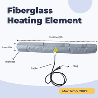 Vestes chauffantes électriques flexibles, couvertures chauffantes industrielles, manchons isolants thermiques pour vannes et pipelines industriels