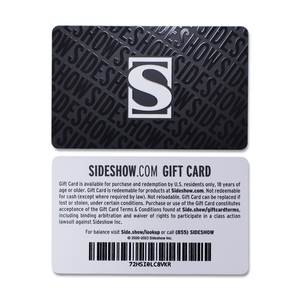 Tarjeta de Identificación Personalizada con Nombre Impreso en Negro, Tarjeta de Membresía de Plástico PVC con Código de Barras, Tarjeta de Regalo - Product Image 1