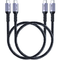 Kabel Data USB4.0 Fungsi Lengkap Tipe-C Berlapis Tembaga Terlindungi, Pengisian Cepat 100W 40Gbps PD dengan Selubung PVC untuk Ponsel (Laris Terjual)