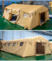 Carpa Inflable Grande de Rescate, Carpa de Comando de Emergencia, Refugio Médico, Fabricante de Carpas de Campo, Uso en Proyectos Gubernamentales