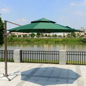 Sombrilla de Patio Exterior Romana de Diseño FEAMONT, Tejido Impermeable y Resistente con Impresión UV para Cervecería, Playa de Hawái - Product Image 1