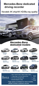 4K Hd Verborgen Camera Auto <span class=keywords><strong>Stealth</strong></span> <span class=keywords><strong>Cam</strong></span> G-Sensor Wifi App Nachtzicht Rij Recorder Dash <span class=keywords><strong>Cam</strong></span> Voor Benz A45 Gla220 Gla260 2018 - Product Image 4