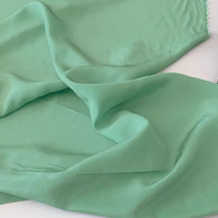 Tissu en crêpe de Chine 100% soie pure, uni, teinture unie, qualité stable, tendance, pour chemise femme respirante et sexy