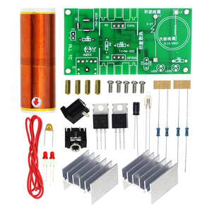 Kit de <span class=keywords><strong>Mini</strong></span> bobines <span class=keywords><strong>Tesla</strong></span> 15W, pour toutes les occasions de musique, <span class=keywords><strong>Mini</strong></span> haut-parleurs Plasma, Transmission sans fil, Kits bricolage DC 15-24V - Product Image 1