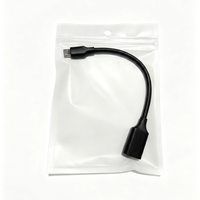 Cable Adaptador de Datos OTG USB 3.0 Hembra a Tipo-C Macho, con Malla de Protección de PVC, para Impresora