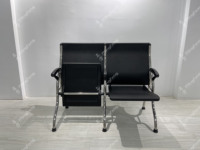 Chaises de classe universitaire collégial en acier inoxydable avec bloc-notes mobilier scolaire de salle de conférence