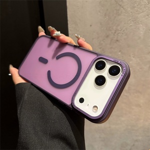 Protector de Lente de Cámara, Funda Magnética Esmerilada para iPhone 12 13 14 15 16 17 Pro Air, Funda Magnética Translúcida Mate - Product Image 4