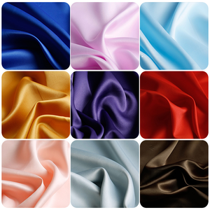 Tela de Chifón Mate 100% Poliéster Ecológica Antiestática de Color Sólido Personalizado para Vestidos y Satén para Ropa de Dormir - Product Image 1