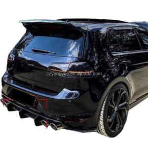 Heckstoßstangenlippe Heckschwert-Diffusor fü<span class=keywords><strong>r</strong></span> VW Volkswagen Golf 7 <span class=keywords><strong>R</strong></span> - Product Image 4