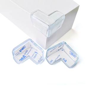 Protezioni angolari protezione per mobili in plastica morbida protezione trasparente di sicurezza per tavolino in <span class=keywords><strong>vetro</strong></span> per armadietto - Product Image 1