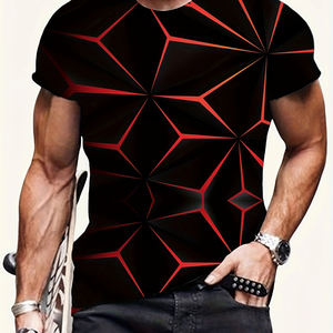 T-shirt sérigraphié personnalisé poids lourd 230gsm 100% coton T-shirt uni pour hommes Style surdimensionné - Product Image 1