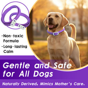 <span class=keywords><strong>Collar</strong></span> Calmante para Perros, 4 Piezas, Alivio de la Ansiedad, <span class=keywords><strong>Collar</strong></span> de Silicona de PVC para Reducir el Estrés de las Mascotas - Product Image 6