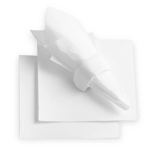 Maßgefertigte Hochzeits-Servietten 1-lagig aus Frischfaser-Zellstoff Einweg Weiße 6-fach Gefaltete Papierservietten für Hochzeitsdekoration - Product Image 5