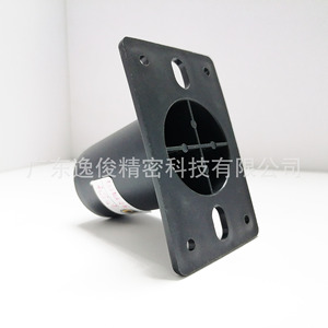 Yijun Plastic Furniture <b>Leg</b> Cylindrical With Top Plate Black 4054 Easy Installation <b>For</b> <b>Sofa</b> Table Chair - Product Image 2