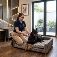 Thérapie laser avancée à 4 longueurs d'onde pour animaux 650 808 940 1064 nm pour la restauration des tissus profonds et la réparation des plaies