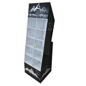 Giấy giá sàn Mũ bóng chày Kệ truy cập bao bì bán buôn hiển thị các tông đứng hat hộp - Product Image 2