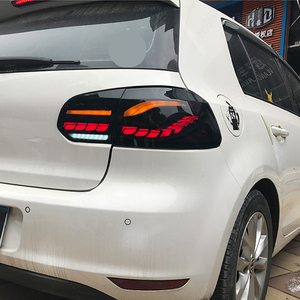 Vw गोल्फ 6 mk6 2010-2012 कार टेल लैंप असेंबली ने नए डिजाइन के नेतृत्व वाले ऑटो ड्रैगन स्केल टेललाइट संशोधन सामान 6000k - Product Image 4