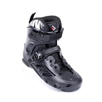 Patins à Roues Alignées Professionnels Adultes 110MM Vitesse Patins à Roulettes Hommes Femmes PU 3 Roues Châssis en Aluminium Roue en Alliage EVA