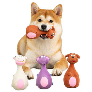 Juguete Masticable para Mascotas, Resistente a Mordidas, de Látex TPR, Divertido, con Sonido, para Perros, Interactivo, para Cachorros, para Masticar en Interiores - Product Image 1