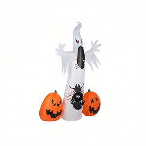Inflables Gigantes de Fantasma, Araña y Calabaza de 11.8 Pies, Decoraciones de Halloween para Exteriores, Jardín y Patio - Product Image 1