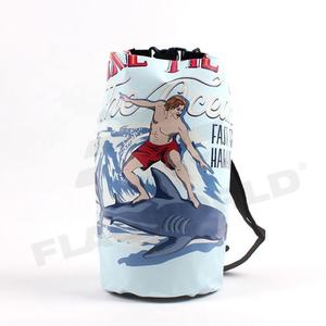 Vente en gros de sac à main unisexe en polyester imperméable 210D avec logo personnalisé/sac de plage avec fermeture à glissière - Product Image 2