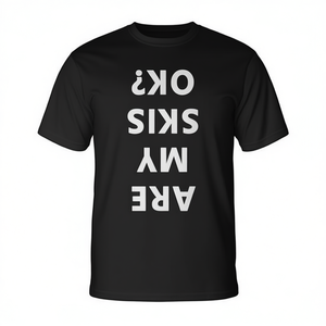 Camiseta de manga larga Are My Skis Okay Winter Skiing - Product Image 2