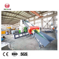 Recyclage des déchets TPU EVA LDPE PET sacs tissés en plastique granulation faisant la ligne de la machine