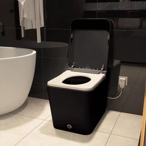 Hiện đại điện thông minh 110V/220V một mảnh closestool <span class=keywords><strong>WC</strong></span> <span class=keywords><strong>2025</strong></span> sang trọng màu đen thông minh nhà vệ sinh CHẬU VỆ SINH bát - Product Image 4