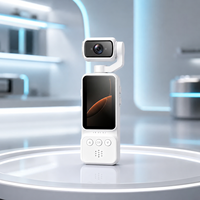 Caméra portable avec rotation à 180 degrés, vision nocturne, mise au point automatique, étanche, WIFI, enregistrement vidéo stéréo, réglage vidéo