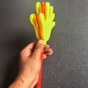 Vente en gros de claquettes en plastique colorées, accessoires sonores pour fêtes et événements sportifs, cadeau de cheering - Product Image 6