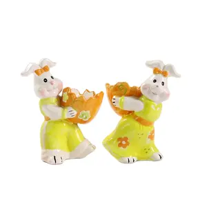 Gros lapin de pâques <span class=keywords><strong>en</strong></span> céramique coquetier <span class=keywords><strong>en</strong></span> céramique <span class=keywords><strong>porte</strong></span>-oeufs <span class=keywords><strong>en</strong></span> céramique - Product Image 1
