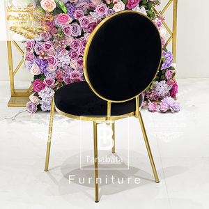 Silla de Comedor Moderna de Acero Inoxidable Dorado, Muebles de Comedor de <span class=keywords><strong>Metal</strong></span> de Lujo - Product Image 5