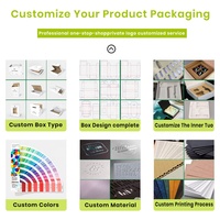 Caja de Regalo Rígida de Cartón Reciclado con Cierre Magnético Plegable Personalizada al por Mayor, Recubrimiento UV Laminado, para Velas