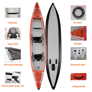 เรือคายัคเป่าลมแบบเดี่ยวหรือแบบคู่ รุ่น High All Drop Stitch  RY-K350 & RY-K410 - Product Image 2