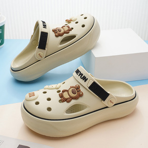 Sandalias de Playa Antideslizantes con Suela Gruesa Rosa para Mujer, Marca Baluo, Tallas 35-40, Moldeadas por Inyección, Zapatos para Agua - Product Image 3